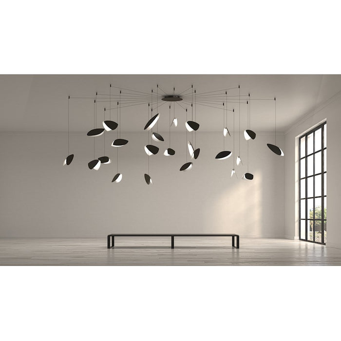 Sonneman Papillons Swag LED Pendant, Satin Black
