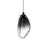 Sonneman Liquid 1 Light LED Pendant, Satin Black/Smoke - 2970-25K