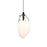 Sonneman Liquid 1 Light LED Pendant, Satin Black/White - 2970-25W