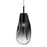 Sonneman Liquid 1 Light Large LED Pendant, Satin Black/Smoke - 2980-25K