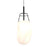 Sonneman Liquid 1 Light Large LED Pendant, Satin Black/White - 2980-25W