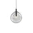 Sonneman Cantina  Pendant, Satin Black