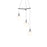 Sonneman Cantina  Pendant, Satin Black