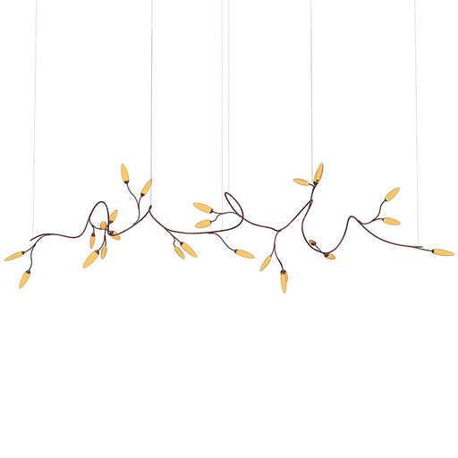 Sonneman Vines 26 Light LED Chandelier, Coffee Bronze/Amber - 3285-27-J20