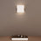 Sonneman Turo 1 Light Small Sconce, Satin White