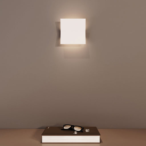 Sonneman Turo 1 Light Small Sconce, Satin White