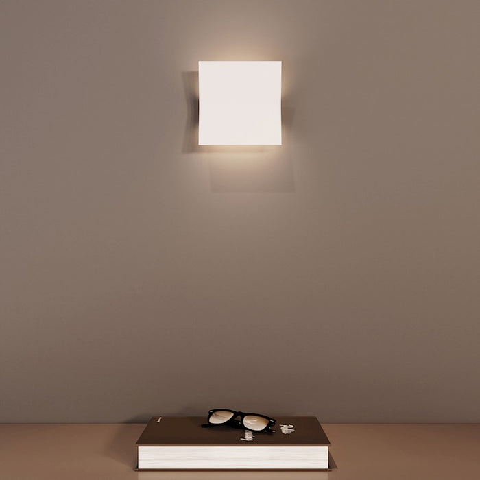 Sonneman Turo 1 Light Small Sconce, Satin White