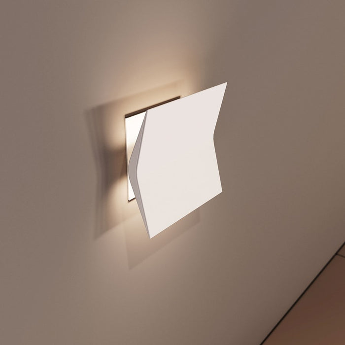 Sonneman Turo 1 Light Small Sconce, Satin White