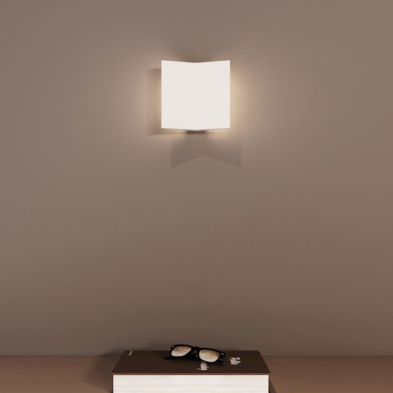 Sonneman Turo 1 Light Small Sconce, Satin White