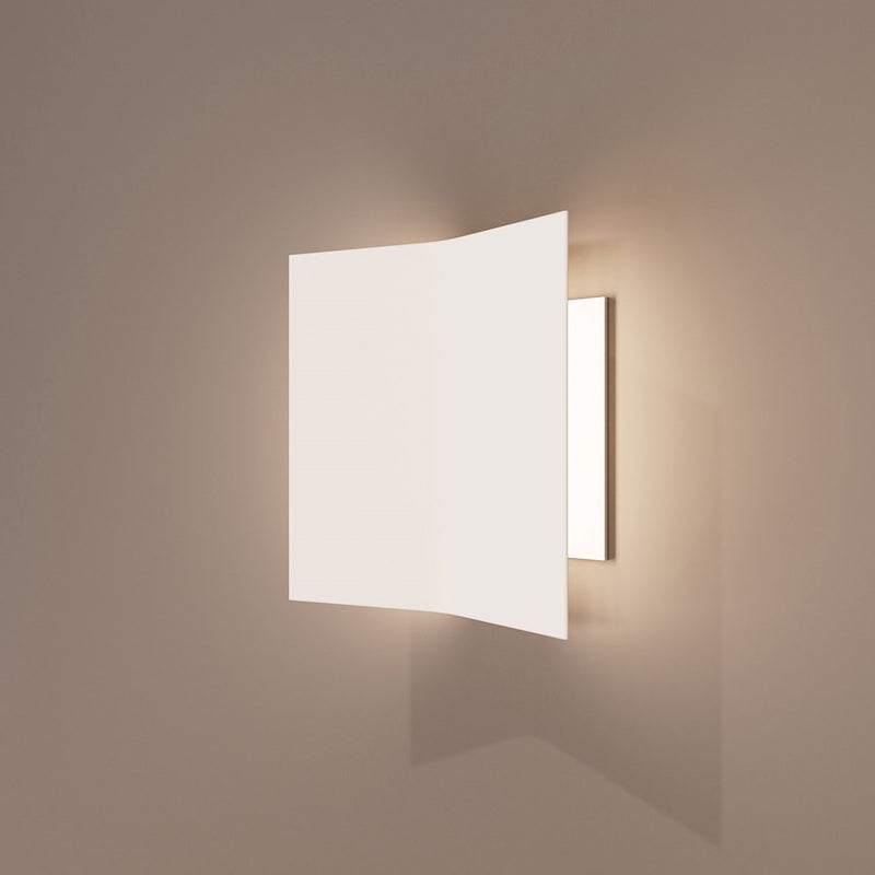Sonneman Turo 1 Light Small Sconce, Satin White