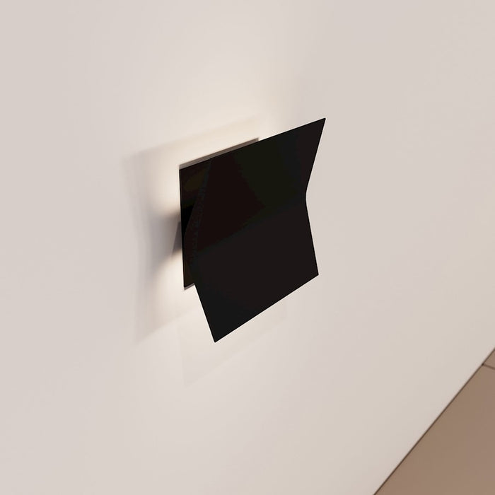 Sonneman Turo 1 Light Small Sconce, Satin Black