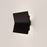 Sonneman Turo 1 Light Small Sconce, Satin Black