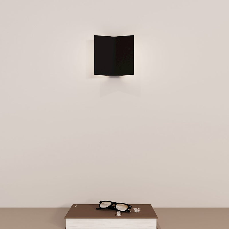 Sonneman Turo 1 Light Small Sconce, Satin Black