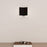 Sonneman Turo 1 Light Small Sconce, Satin Black