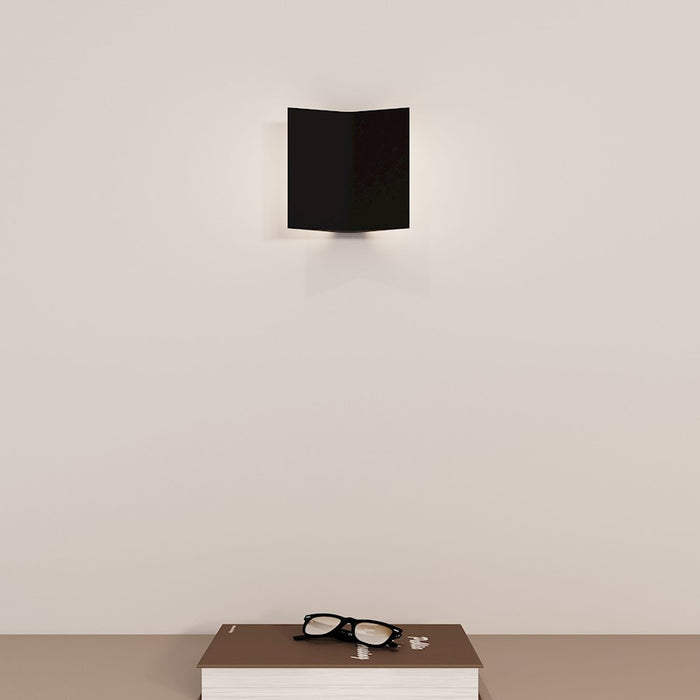 Sonneman Turo 1 Light Small Sconce, Satin Black