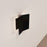 Sonneman Turo 1 Light Small Sconce, Satin Black