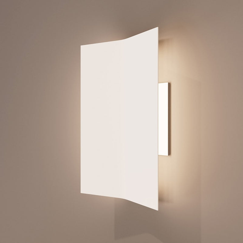 Sonneman Turo 1 Light Medium Sconce, Satin White