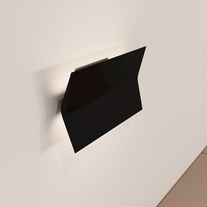 Sonneman Turo 1 Light Medium Sconce, Satin Black