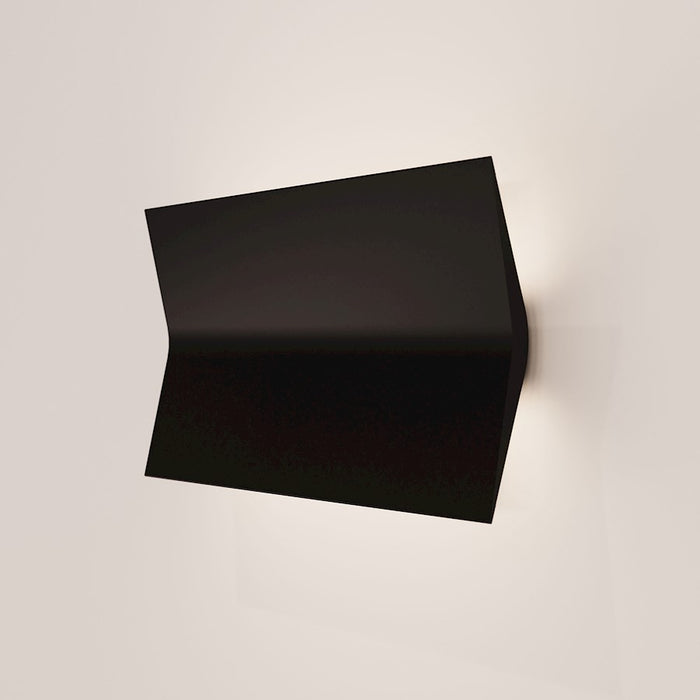 Sonneman Turo 1 Light Medium Sconce, Satin Black