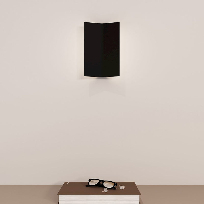 Sonneman Turo 1 Light Medium Sconce, Satin Black