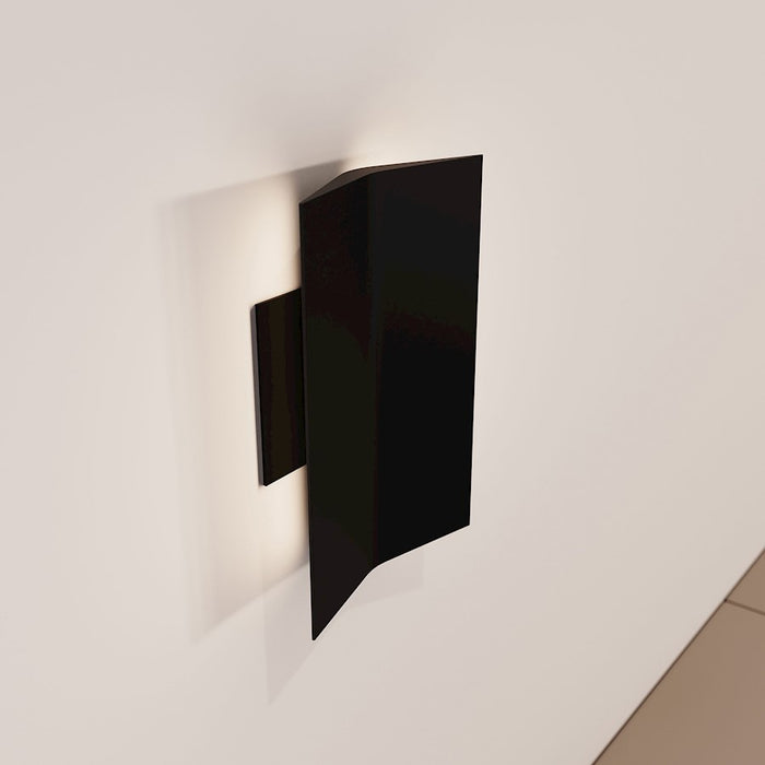 Sonneman Turo 1 Light Medium Sconce, Satin Black