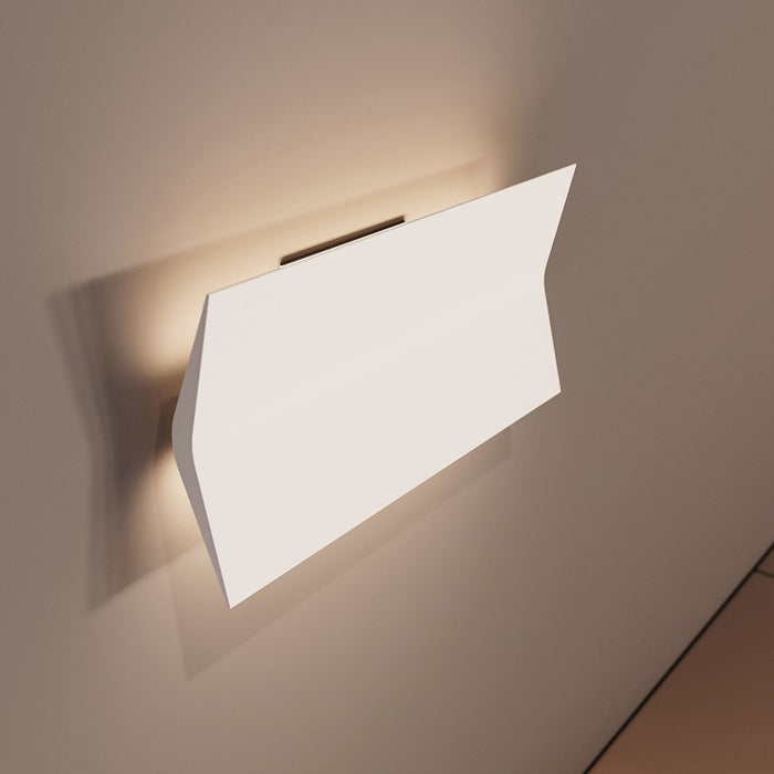 Sonneman Turo 1 Light Large Sconce, Satin White