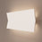 Sonneman Turo 1 Light Large Sconce, Satin White