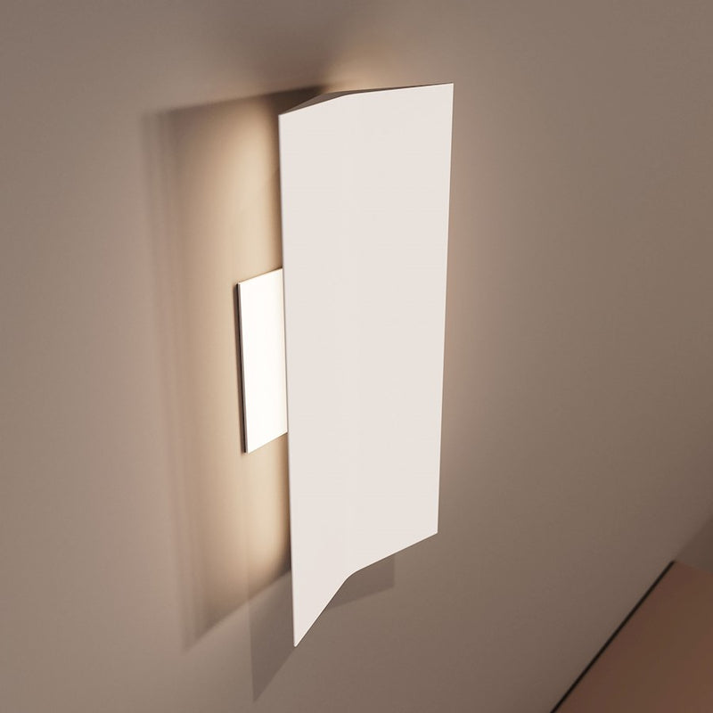 Sonneman Turo 1 Light Large Sconce, Satin White