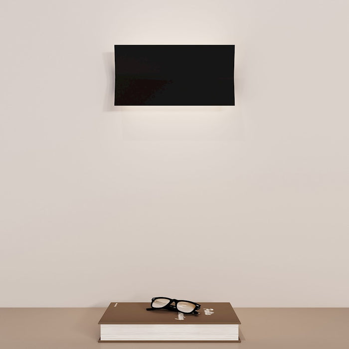 Sonneman Turo 1 Light Large Sconce, Satin Black