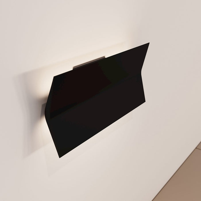 Sonneman Turo 1 Light Large Sconce, Satin Black