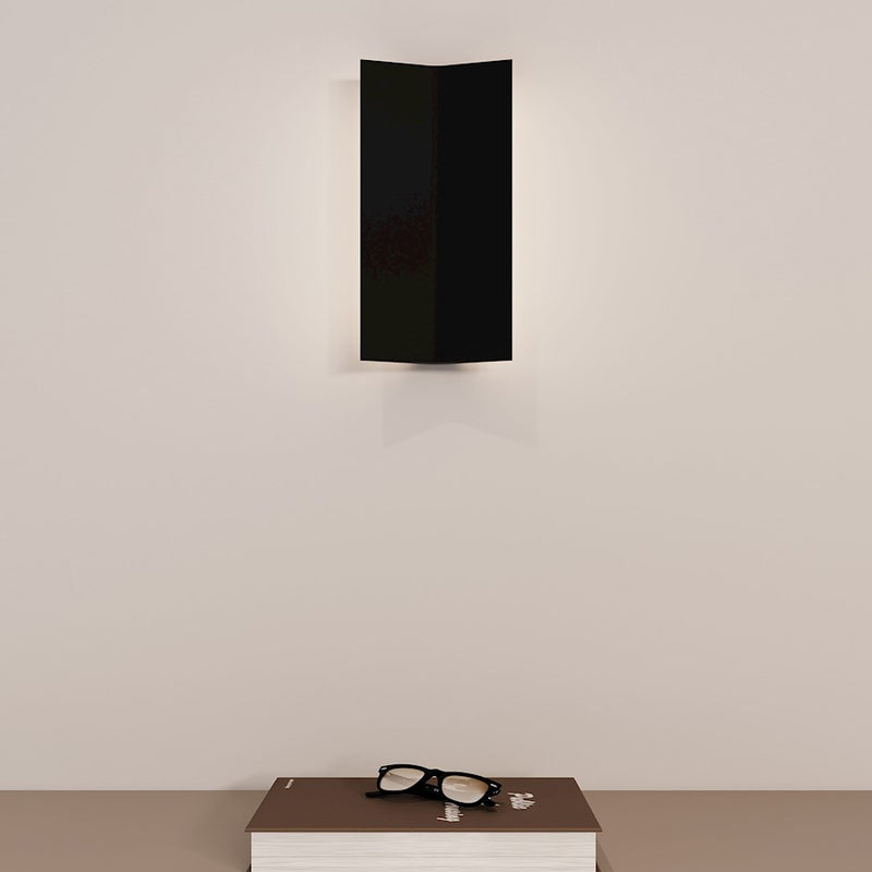 Sonneman Turo 1 Light Large Sconce, Satin Black