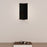 Sonneman Turo 1 Light Large Sconce, Satin Black