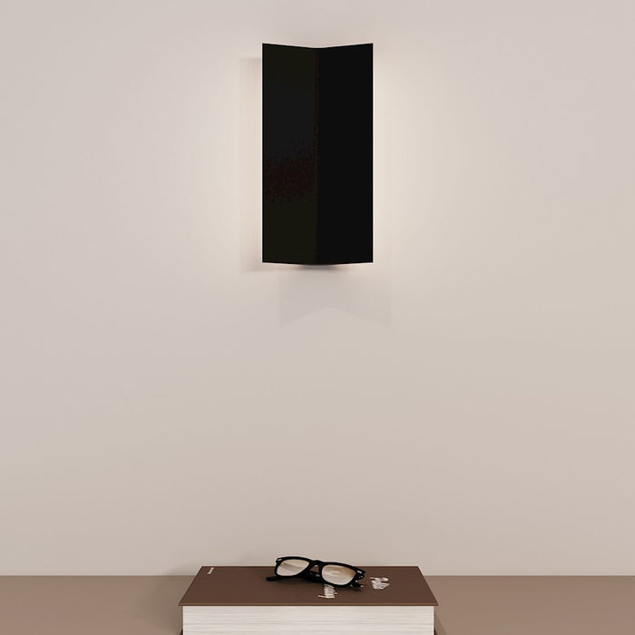 Sonneman Turo 1 Light Large Sconce, Satin Black