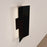 Sonneman Turo 1 Light Large Sconce, Satin Black