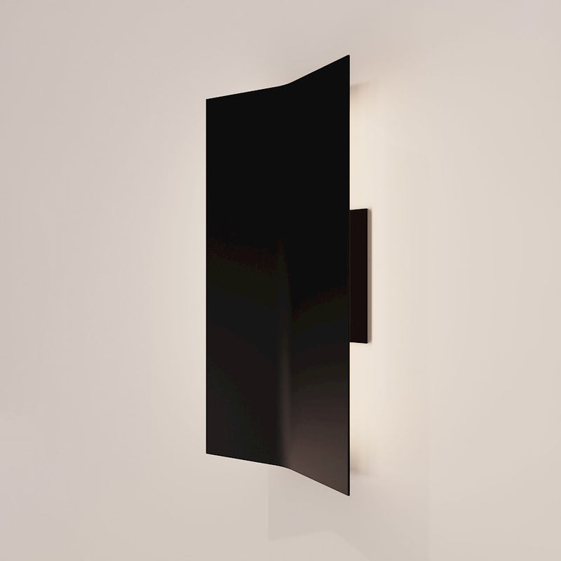 Sonneman Turo 1 Light Large Sconce, Satin Black