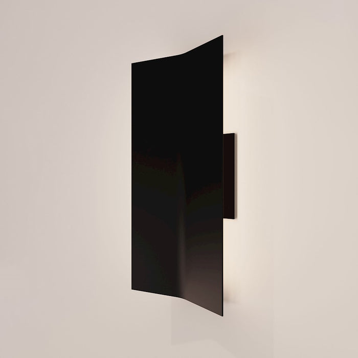 Sonneman Turo 1 Light Large Sconce, Satin Black