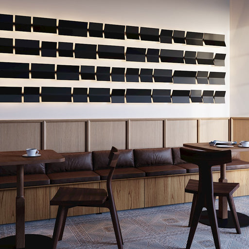 Sonneman Turo 6 Light 55" Sconce Kit, Satin Black