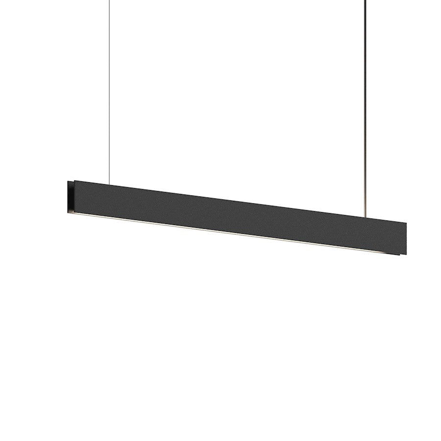 Sonneman Lithe 3' 2-Sided Pendant, Textured Black - 3463-97