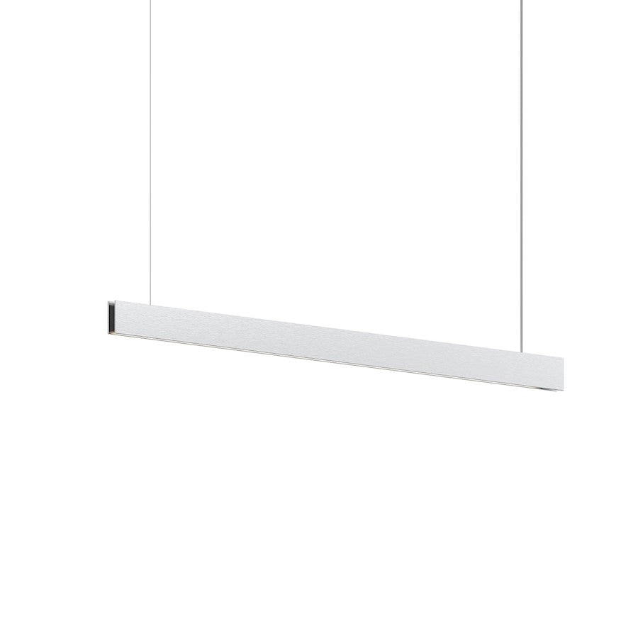 Sonneman Lithe 4' 2-Sided Pendant, Natural Anodized - 3464-77