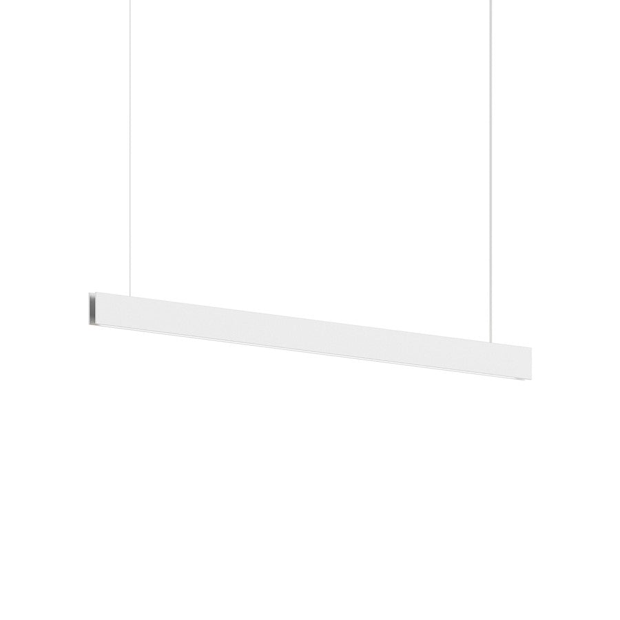 Sonneman Lithe 4' 2-Sided Pendant, Textured White - 3464-98