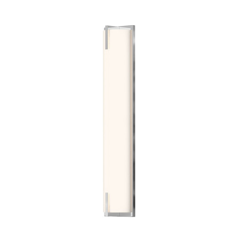 Sonneman New Edge 1 Light 24" LED Wall Sconce, Polished Chrome - 3797-01