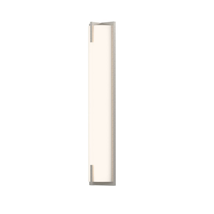 Sonneman New Edge 1 Light 24" LED Wall Sconce, Satin Nickel - 3797-13