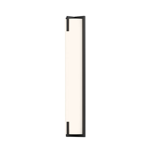 Sonneman New Edge 1 Light 24" LED Wall Sconce, Satin Black - 3797-25
