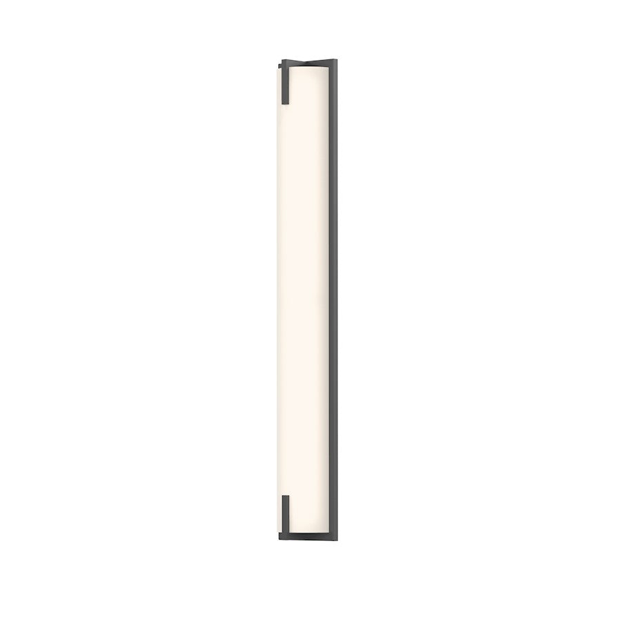 Sonneman New Edge 1 Light 32" LED Wall Sconce, Satin Black - 3798-25
