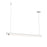 Sonneman Keel 1 Light LED 44" Pendant, Satin White/White - 3826-03-J20
