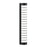 Sonneman Gessato 1 Light LED Bath Bar, Satin Black