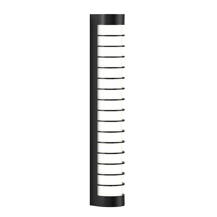 Sonneman Gessato 1 Light LED Bath Bar, Satin Black