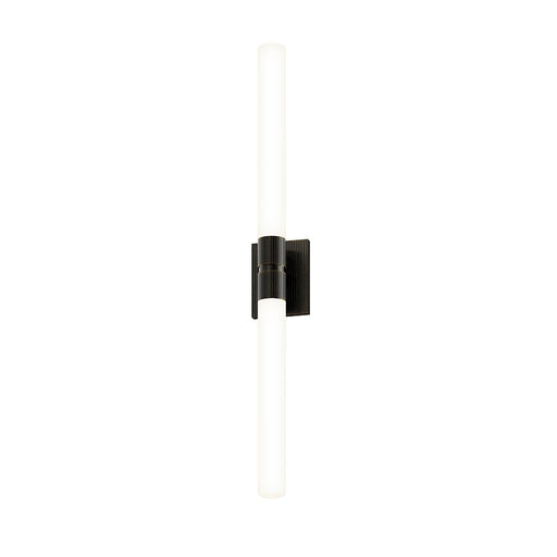 Sonneman Scepter 2 Light 36" Bath Bar/2700K, Black Brass/White - 3963-51-27