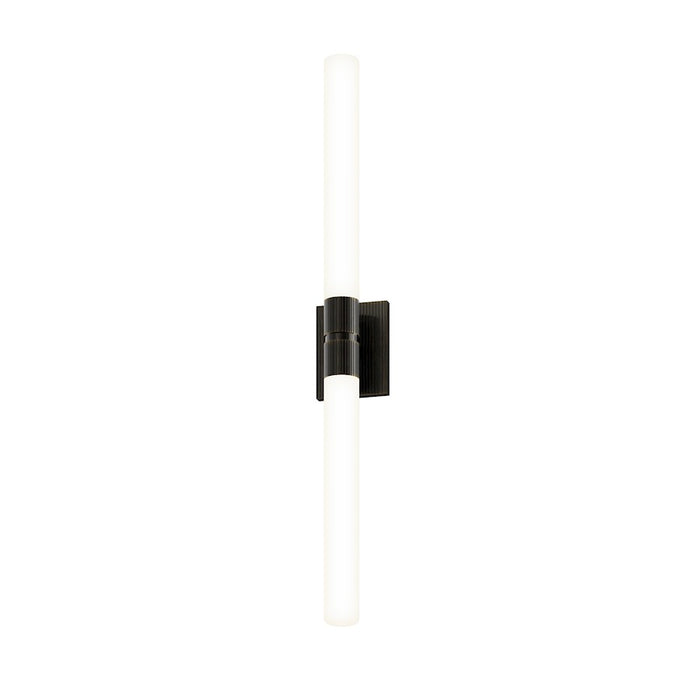 Sonneman Scepter 2 Light 36" Bath Bar/4000K, Black Brass/White - 3963-51-40