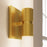Sonneman Scepter 2 Light 48" Bath Bar/4000K, Brass/White